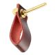 Cherry Faux Leather Pull Knob